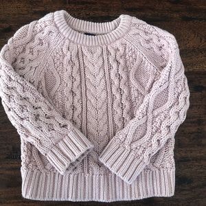 Blush pink baby gap girl sweater
